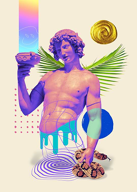 Greek Statue Vaporwave 6