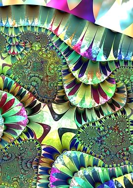 Colorful Groovy Fractal