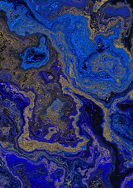 Lazurite Gold Texture 07