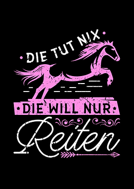 Die Tut Nix Reiten Spruch