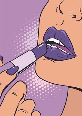 Purple Lipstick