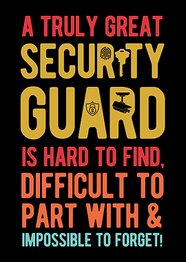 Funny Security Guard