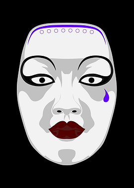 Kabuki Mask 23