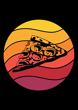 Pizza Retro Vintage