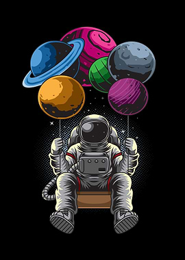 Birthday boy astronaut