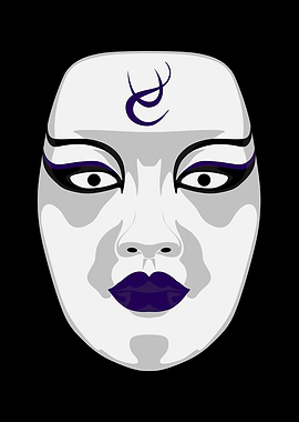 Kabuki Mask 22