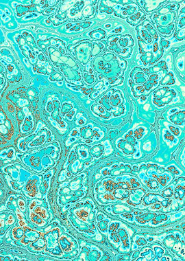 Turquoise Gold Texture 11