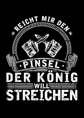Pinsel Streichen Maler