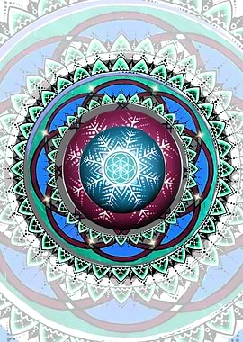 Snow Flake Mandala