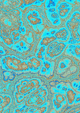 Turquoise Gold Texture 18