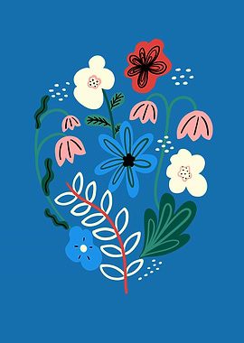 Blue Botanical Plants