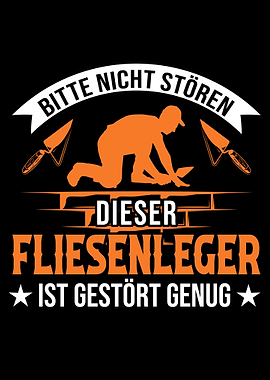 Dieser Fliesenleger ist