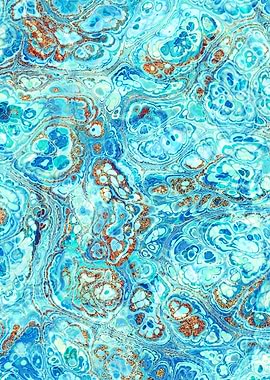 Turquoise Gold Texture 01