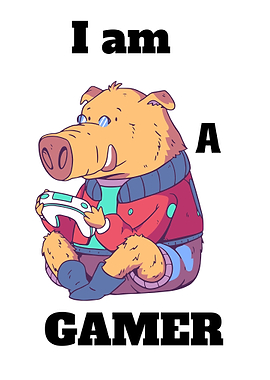 I am a GAMER Pig Edition