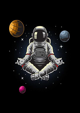 meditation astronaut