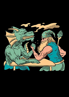 Dragon arm wrestling