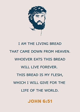 Bible Verse John 6 51