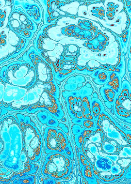 Turquoise Gold Texture 19