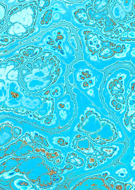 Turquoise Gold Texture 05