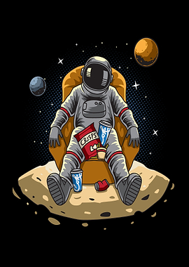 Astronaut couch potato