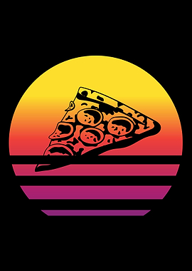 Pizza Retro Vintage