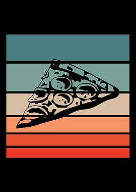 Pizza Retro Vintage