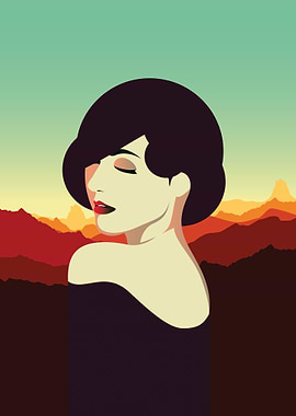 Retro Woman Art 12