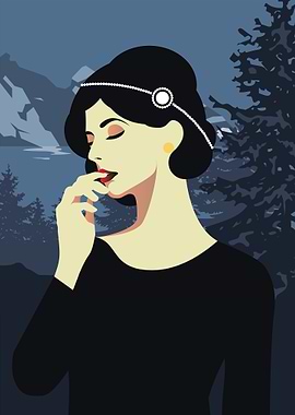 Retro Woman Art 9