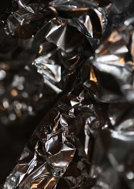 Aluminum folie abstract