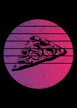 Pizza Retro Vintage