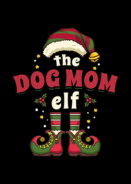 Christmas Dog Mom Elf