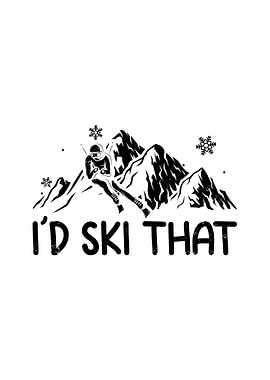 Id Ski That Skiing Gifts