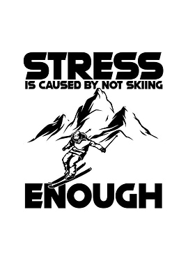 Ski Skier Skiing Gift Idea