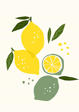 Lemon Kitchen wall decor
