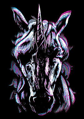 Unicorn With Eye Patch