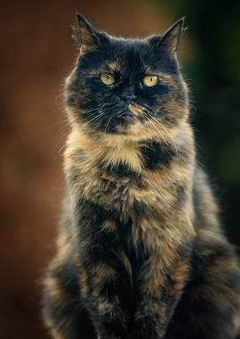 Cat portrait, domestic pet