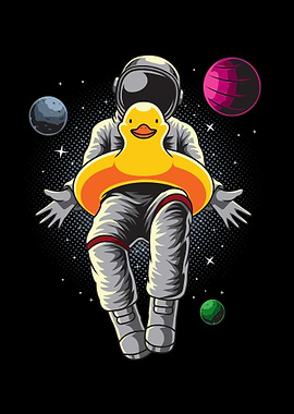 Astronaut rubber duck