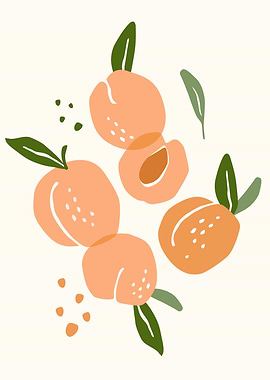 Peach Fruit Wall decor
