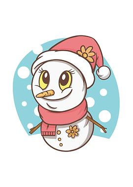 Cute snowman