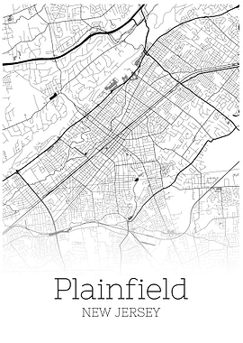 Plainfield New Jersey map