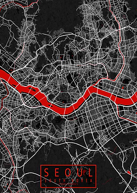 Seoul City Map Oriental