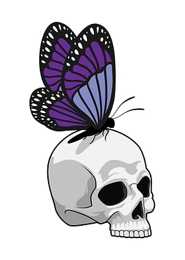 Skull Butterfly