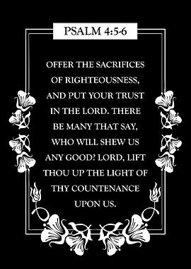 Psalm 4 5 6