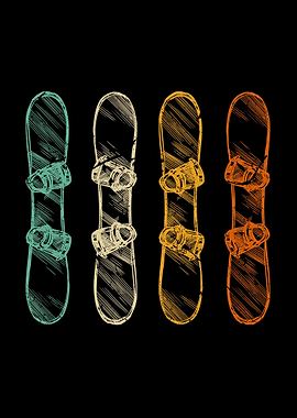 Retro Snowboard Gift Idea