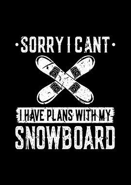 Funny Snowboarding Gift