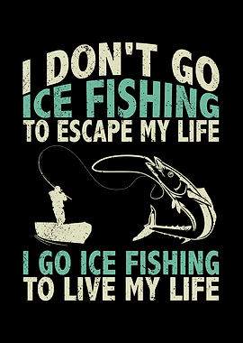 I dont go ice fishing to