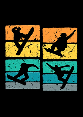 Snowboarder Vintage