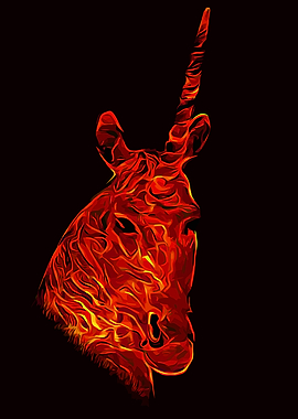 Unicorn Burning