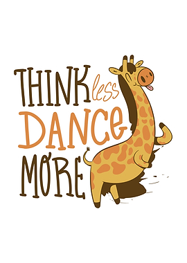 Giraffe animal dancing