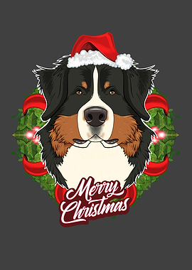 Bernese Mountain Dog Xmas
